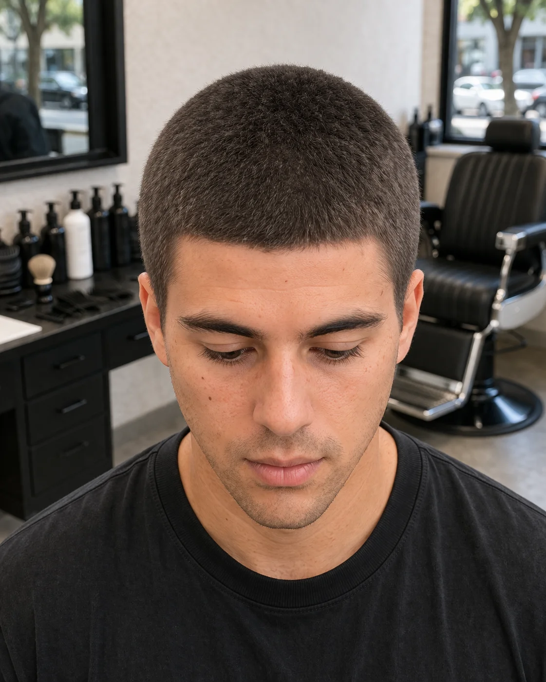 10 Guard Buzz Cut haircut style reference photo